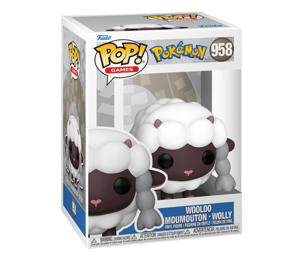 Funko POP Games: Pokemon - Wooloo - 1228629 - zdjęcie 3